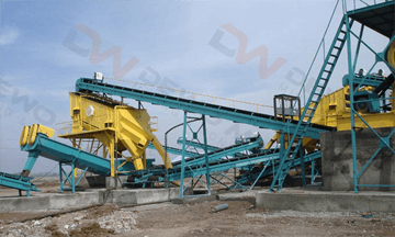 100tph river pebble sand production line in Tajikistan