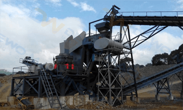 Russia 100tph diabase crushing production line