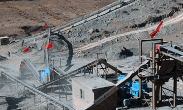 China 400tph iron ore crushing production line