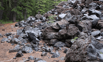 Andesite processing