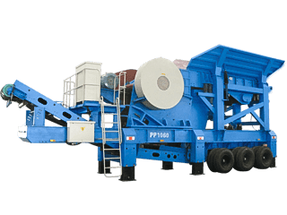 DWP series mobile jaw crusher plant